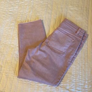 5-pocket pink straight legged pants